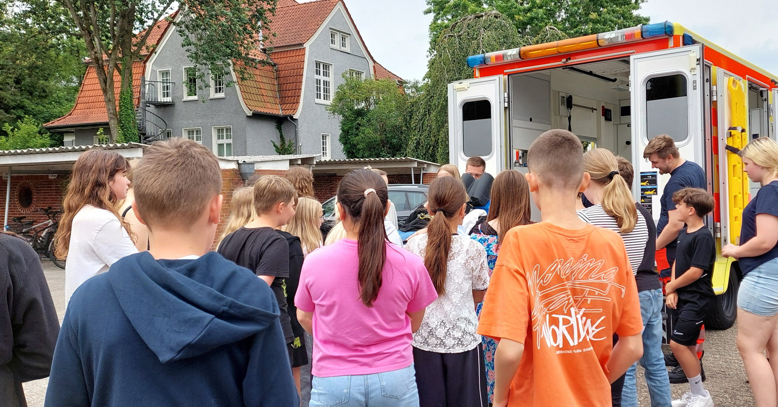 Erste-Hilfe-Kurs in der 7c